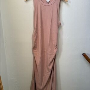 a new day Blush MIDI Dress